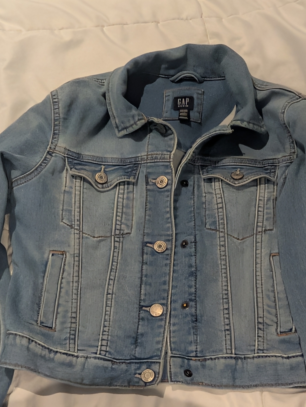 GAP Girls Size l Light Blue Denim Jacket